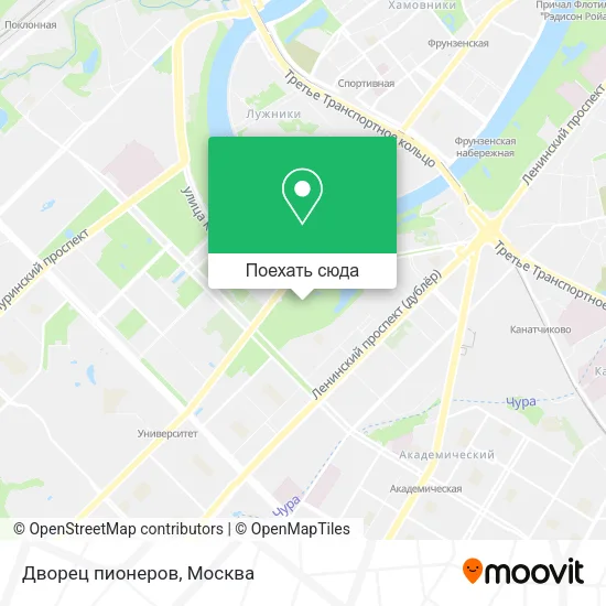 Карта Дворец пионеров