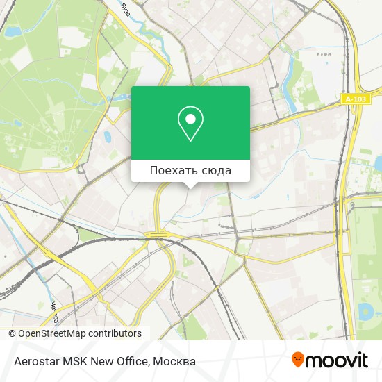 Карта Aerostar MSK New Office