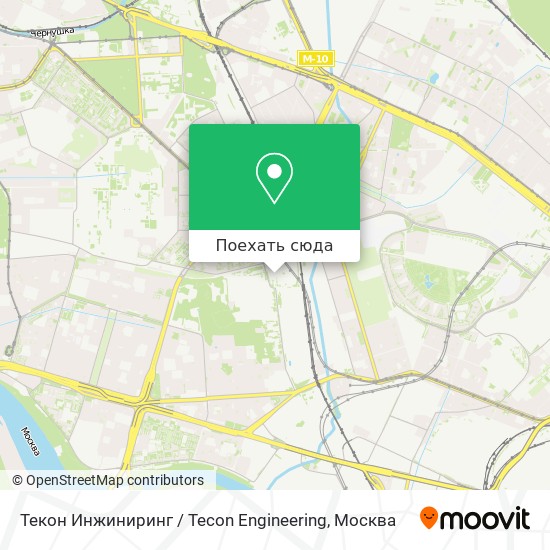 Карта Текон Инжиниринг / Tecon Engineering