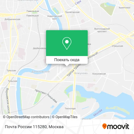 Карта Почта России 115280