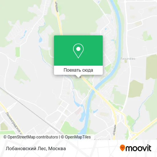 Карта Лобановский Лес