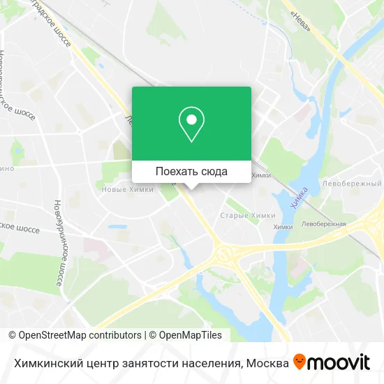 Карта Химкинский центр занятости населения