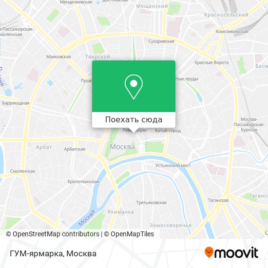 Карта ГУМ-ярмарка