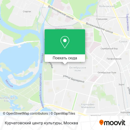 Карта Курчатовский центр культуры