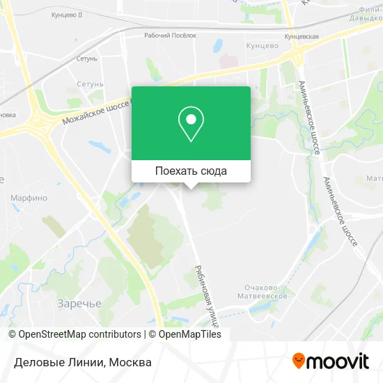 Карта Деловые Линии