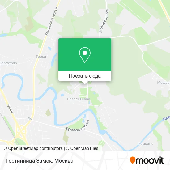 Карта Гостинница Замок