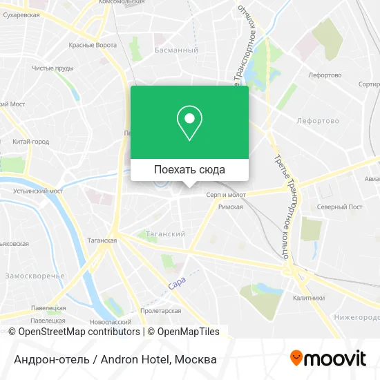 Карта Андрон-отель / Andron Hotel