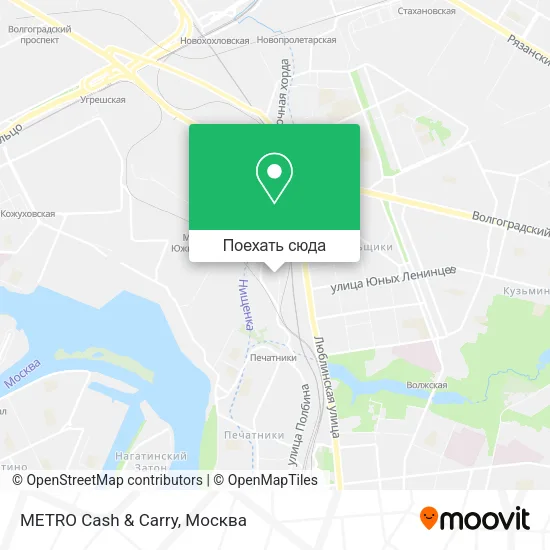 Карта METRO Cash & Carry