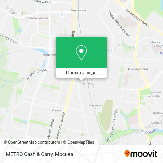 Карта METRO Cash & Carry