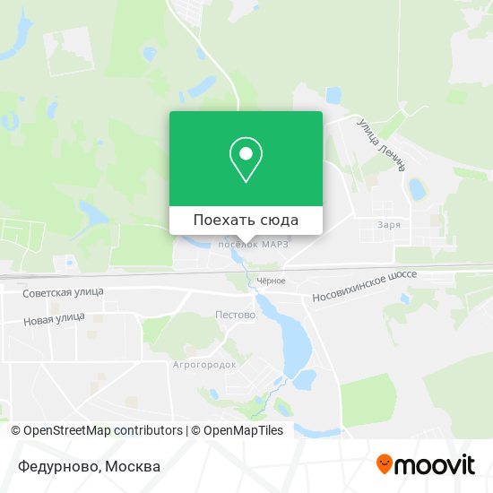 Карта Федурново
