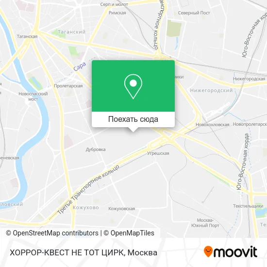 Карта ХОРРОР-КВЕСТ  НЕ ТОТ ЦИРК