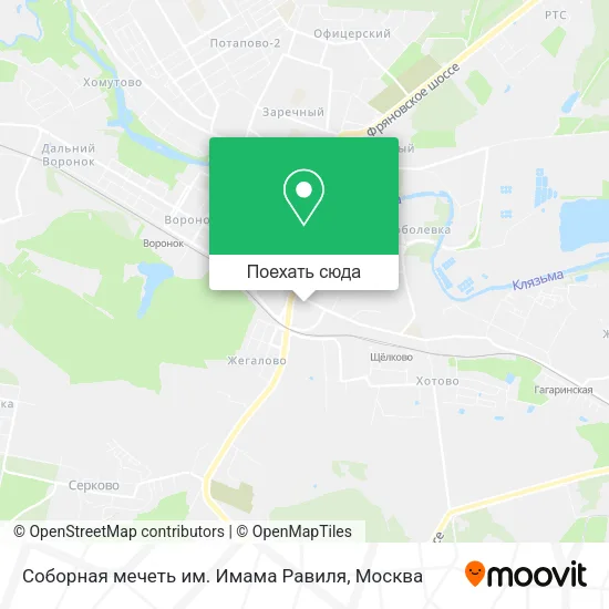 Карта Соборная мечеть им. Имама Равиля