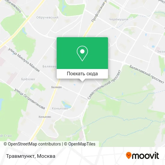 Карта Травмпункт