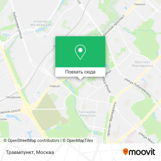 Карта Травмпункт