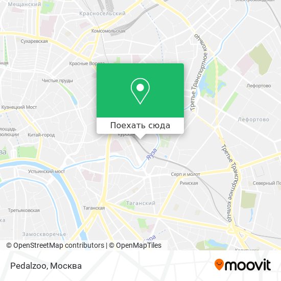Карта Pedalzoo
