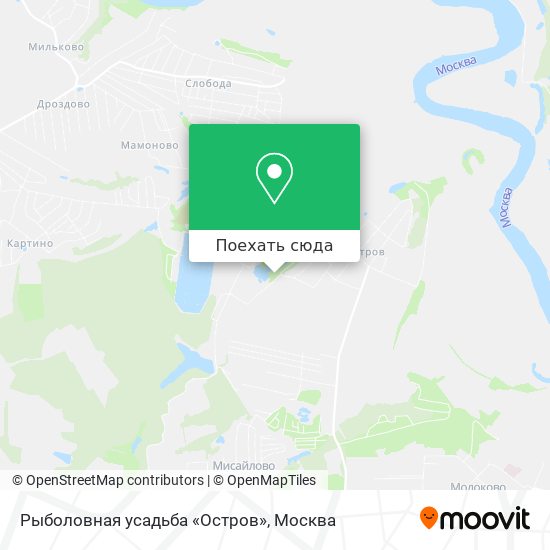 Как доехать до Рыболовная усадьба «Остров» в Молоковском на автобусе,метро, поезде или маршрутке?
