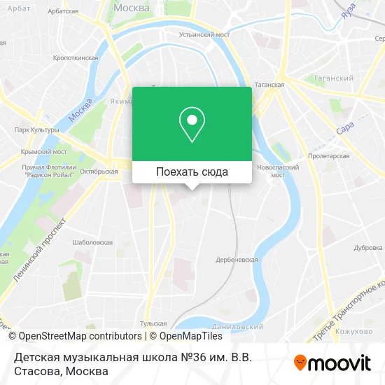 Карта Детская музыкальная школа №36 им. В.В. Стасова