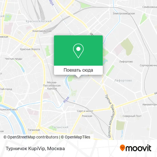 Карта Турничок KupiVip
