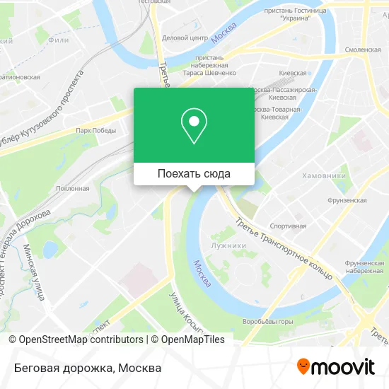 Карта Беговая дорожка