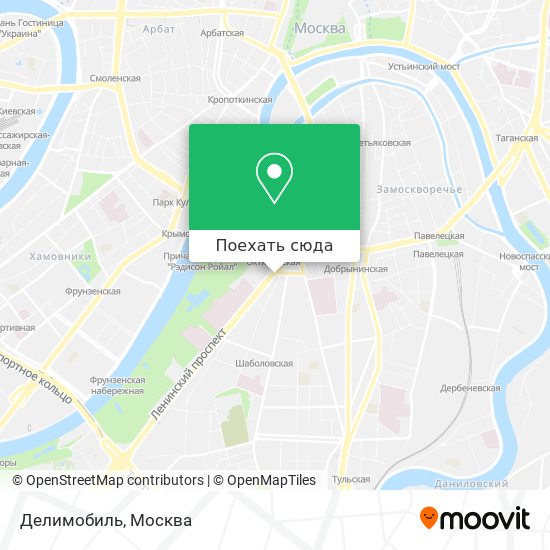 Карта Делимобиль