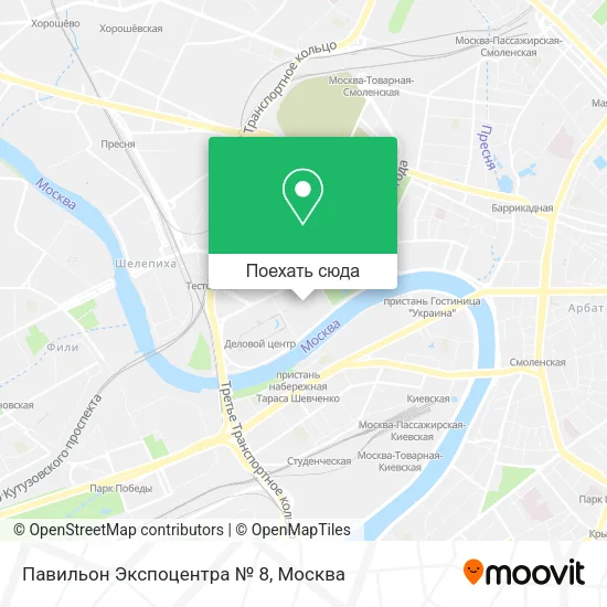 Карта Павильон Экспоцентра № 8