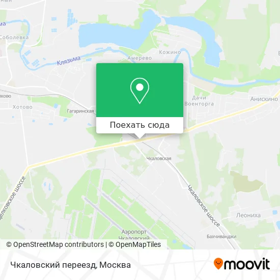 Карта Чкаловский переезд