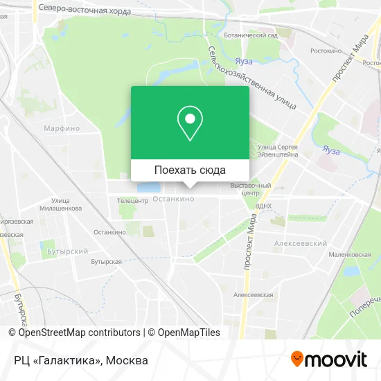 Карта РЦ «Галактика»