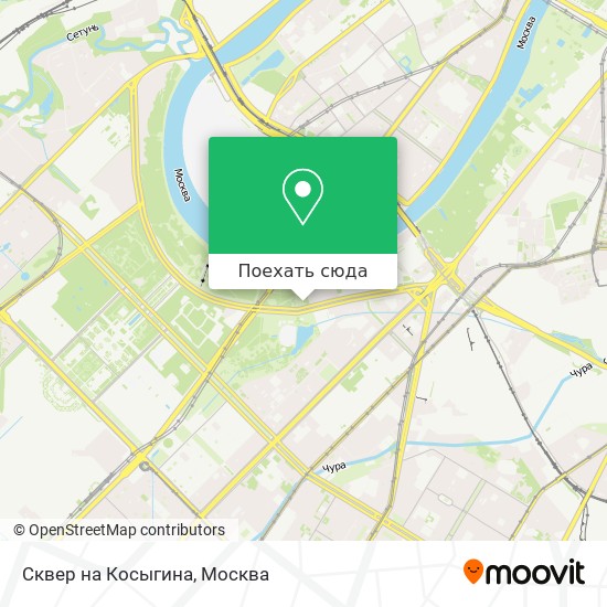 Карта Сквер на Косыгина