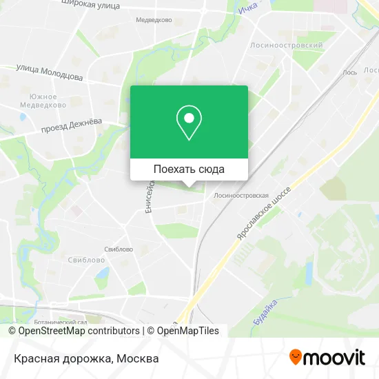 Карта Красная дорожка