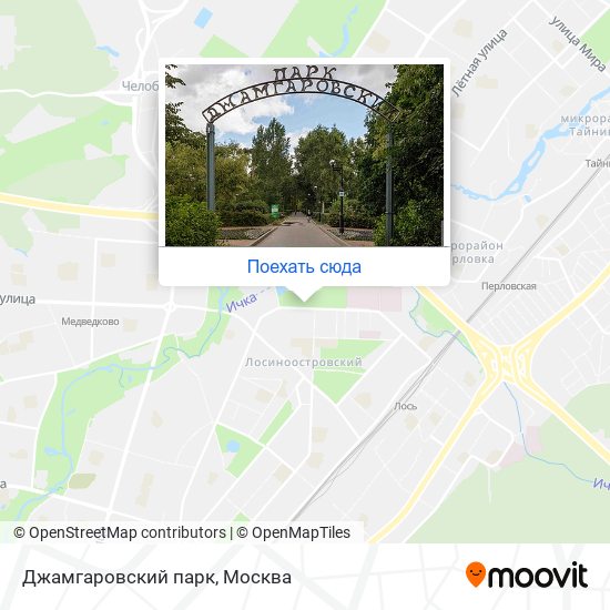 Карта Джамгаровский парк