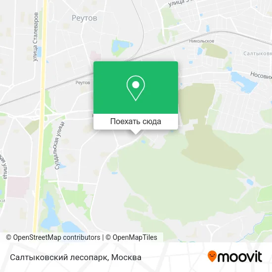 Карта Салтыковский лесопарк