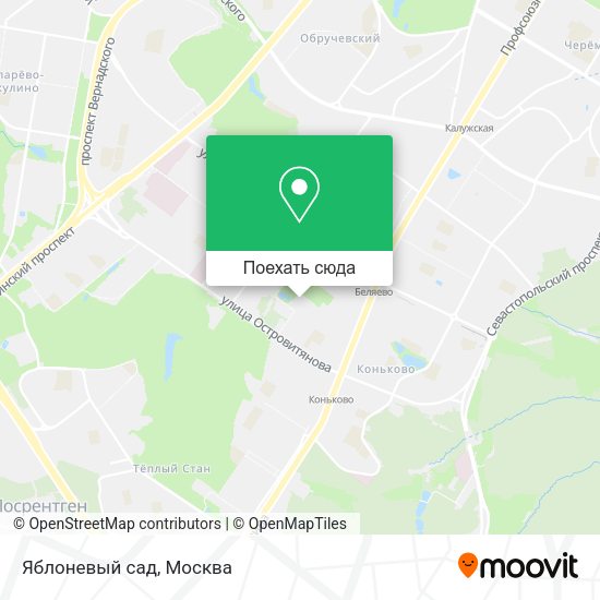 Карта Яблоневый сад