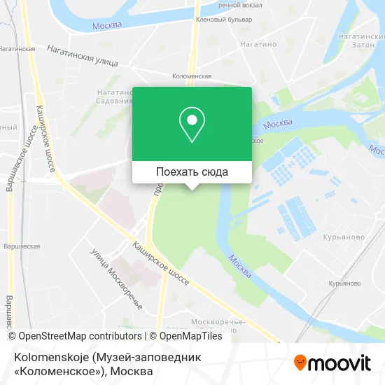 Карта Kolomenskoje (Музей-заповедник «Коломенское»)