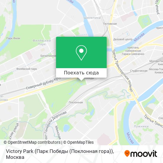 Карта Victory Park (Парк Победы (Поклонная гора))