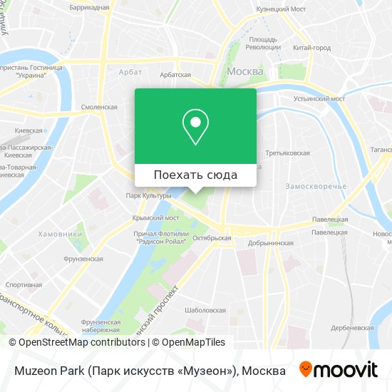 Музеон карта москвы