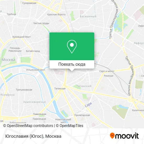 Карта Югославия