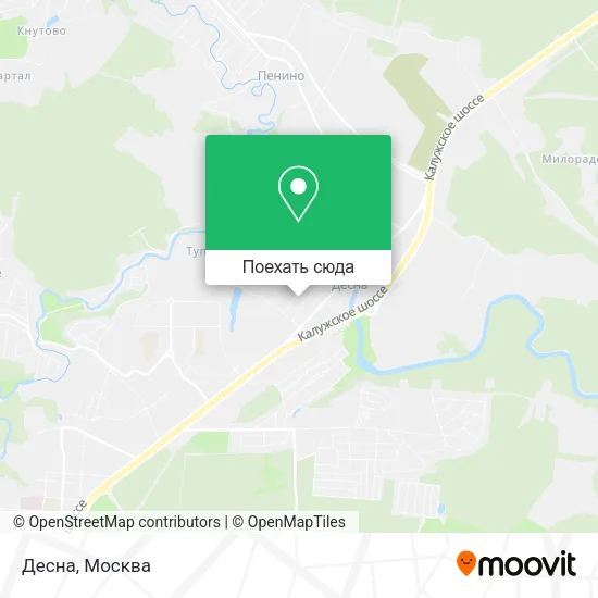 Карта Десна