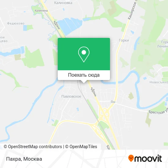 Карта Пахра