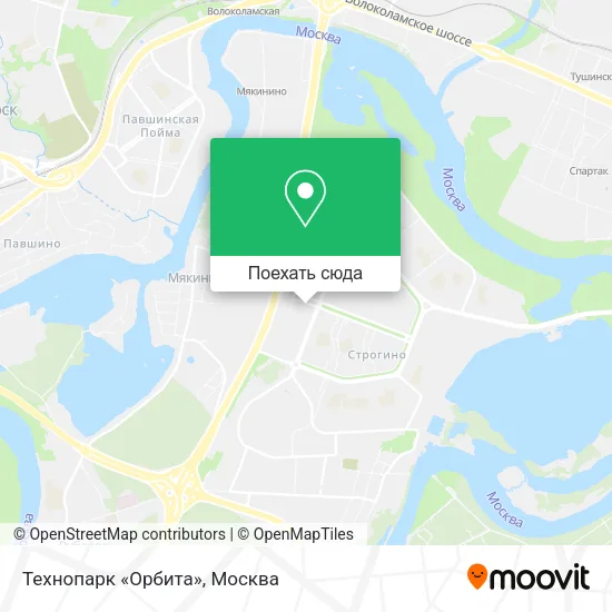 Карта Технопарк «Орбита»