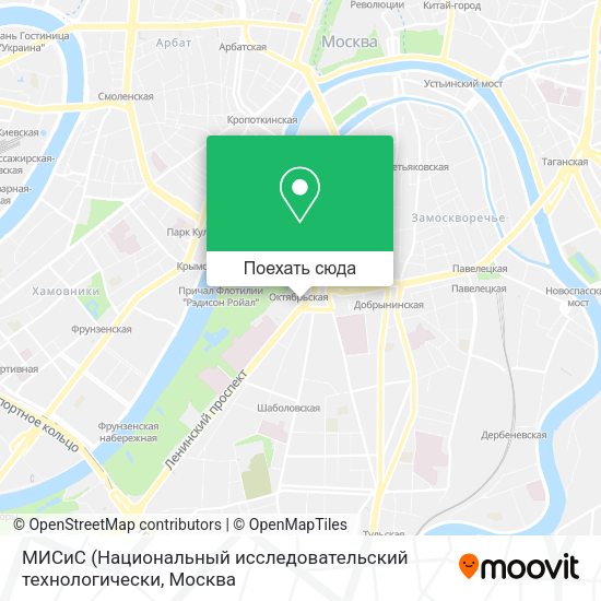 Карта МИСиС