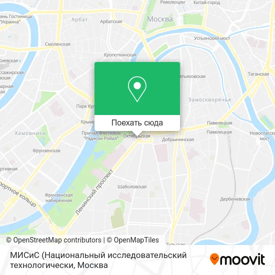 Карта МИСиС