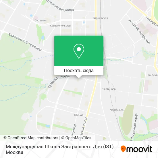 Карта Международная Школа Завтрашнего Дня (IST)