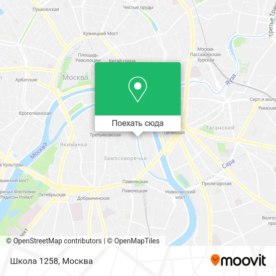 Карта Школа 1258