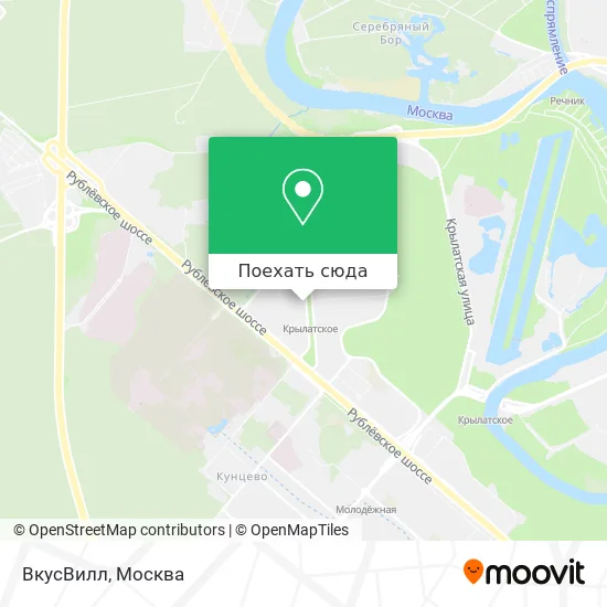 Карта ВкусВилл