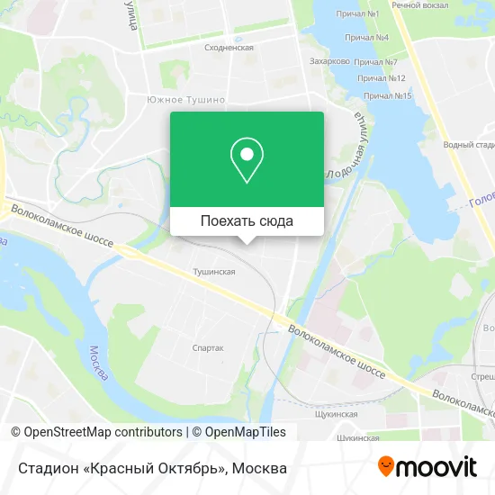 Карта Стадион «Красный Октябрь»