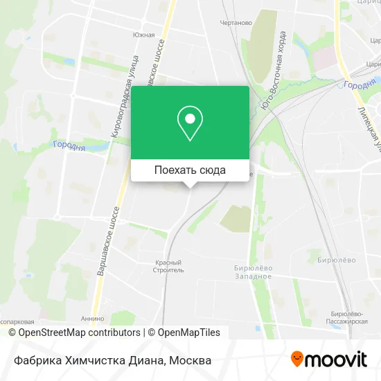 Карта Фабрика Химчистка  Диана