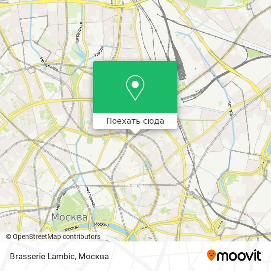 Карта Brasserie Lambic