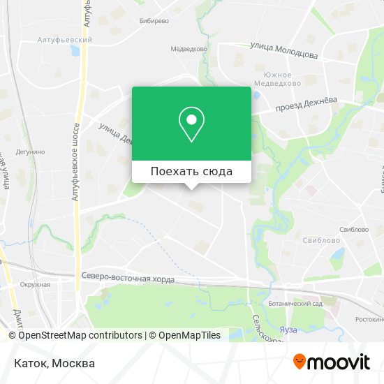 Карта Каток
