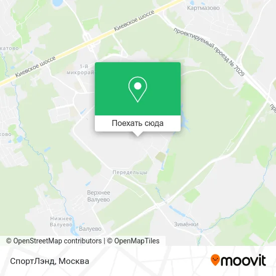 Карта СпортЛэнд