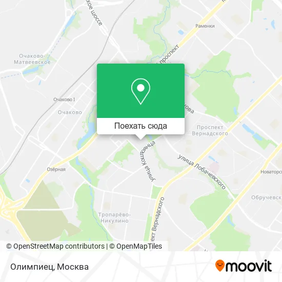 Карта Олимпиец